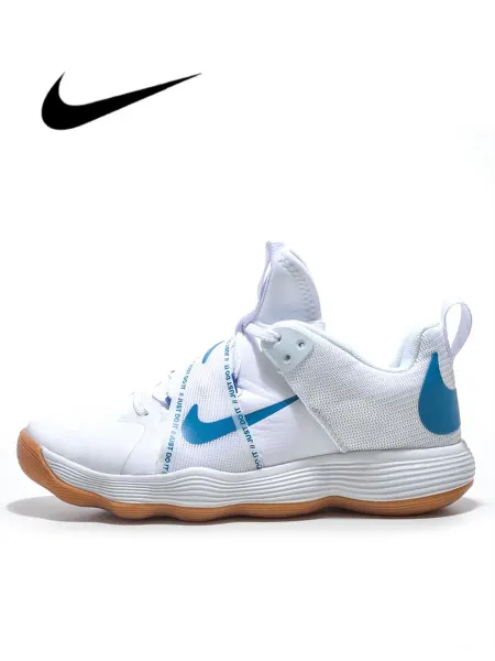Nike Кроссовки React HyperSet белые и синие