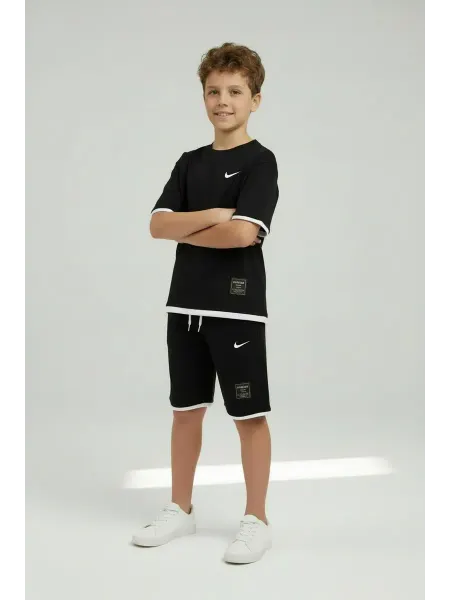OkiDokey Kids Спортивный костюм футболка с шортами для подростка