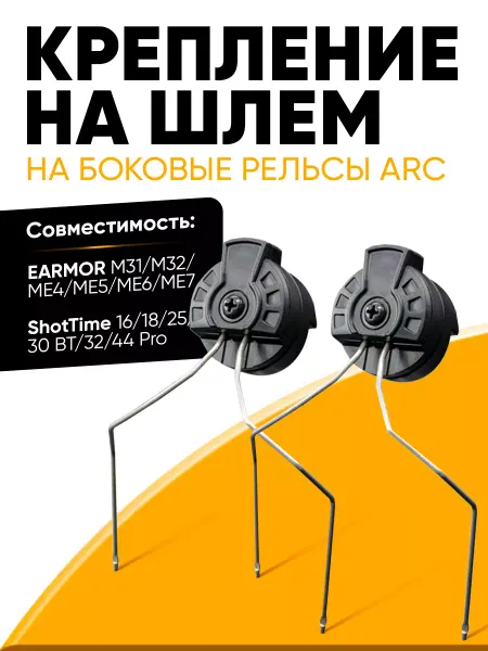 Earmor Крепление для наушников ShotTime на шлем