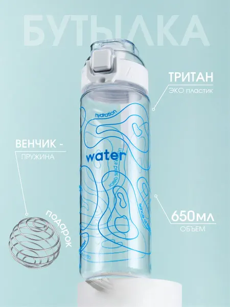 Refillme Бутылка для воды спортивная из тритана для бега