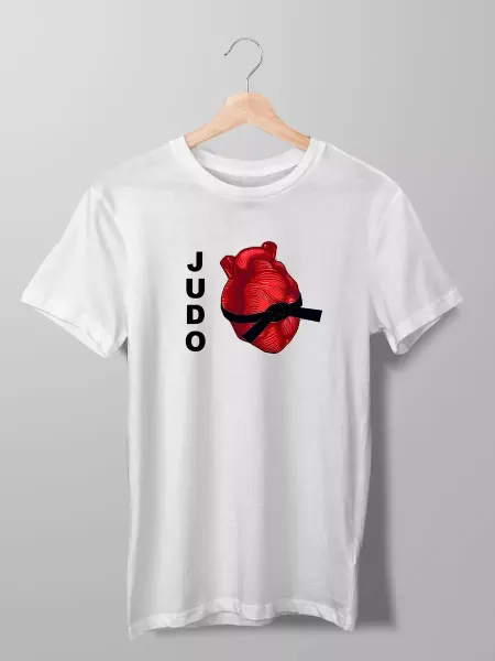 Футболка дзюдо judo сердце