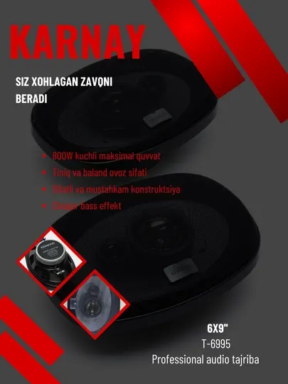 Автомобильные динамики Kenwood KFC-HQ718 7x10", 3-полосные, 320 Вт, комплект 2 шт, колонка