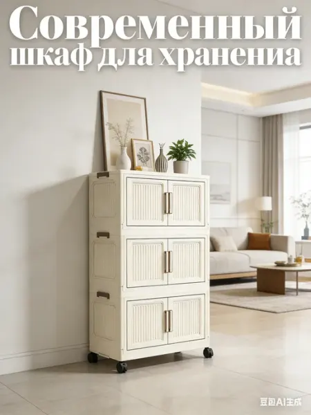 HAPPY STORE Складной шкаф-купе, высококачественный 3-слойны
