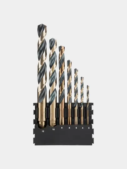 Набор сверл по металлу DeWalt Black&Gold 3-12мм 7 шт DT70829-QZ