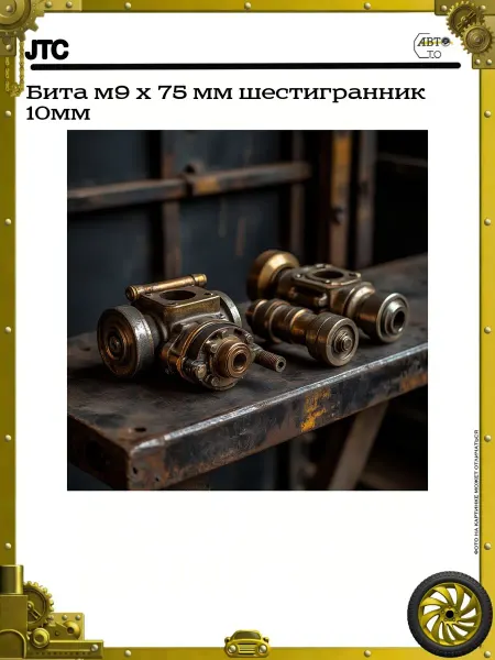 JTC Бита м9 х 75 мм шестигранник 10мм