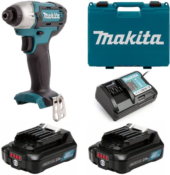 Makita Шуруповерт-импакт аккумуляторный, 2х2Ач, з у, TD110DWAE
