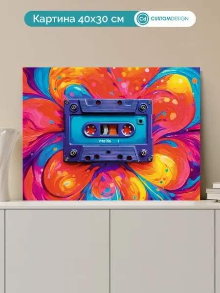 CustomDesign Интерьерная картина на стену Ретро 30 x 40 см