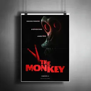 Постер плакат фильм Обезьяна / размер A3 (30 x 42 см) / Декор дома, офиса, комнаты, квартиры