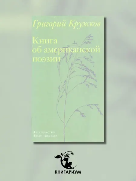 Издательство Ивана Лимбаха Книга об американской поэзии