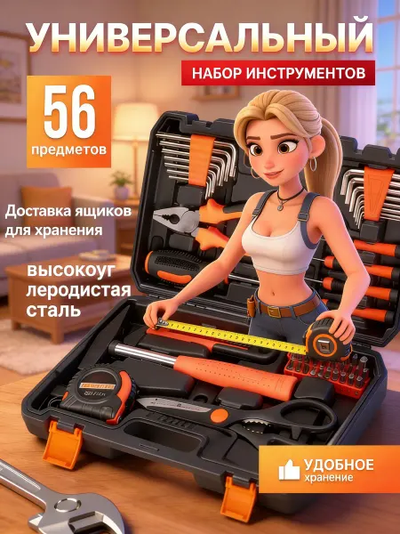 Набор инструментов для автомобиля Инструменты набор