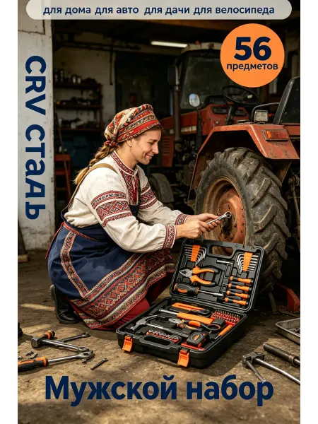 Комплект профессионального крупногабаритного автоинструмента
