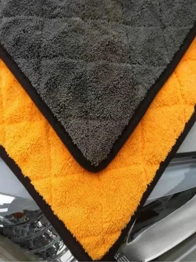 Тряпка для автомобиля, из микрофибры, двустороннее, 60 cм*30 см
