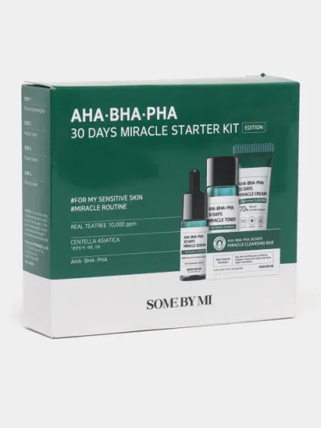 Набор для ухода за лицом SOME BY MI AHA BHA PHA 30 Days Miracle Starter Kit