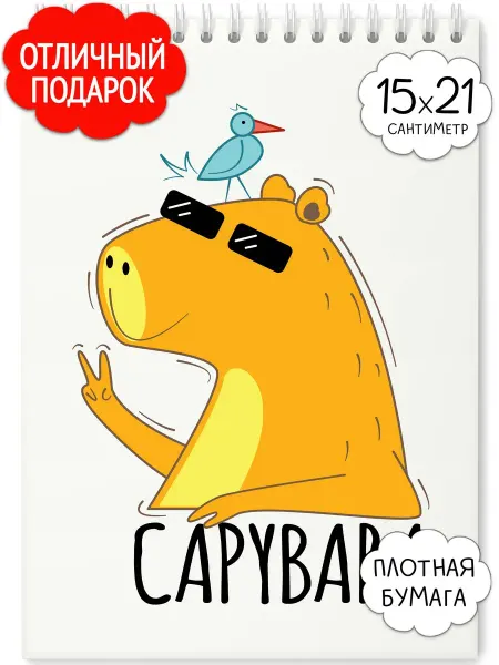 Originals Блокнот для девочек Капибара скетчбук а5 для рисования