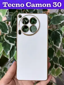Чехол на Tecno Camon 30 / Техно Камон 30 силиконовый inli (Белый)