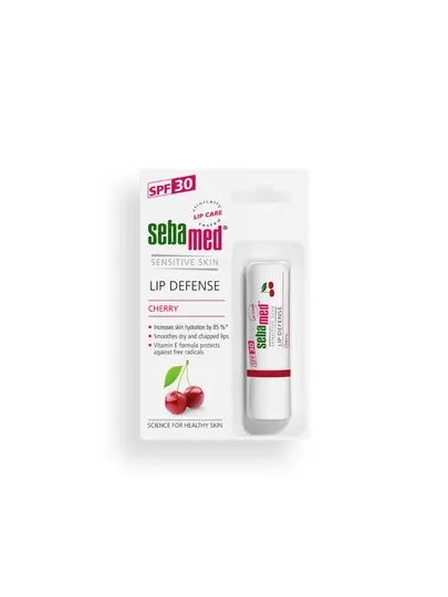 Бальзам для губ Sebamed Lip Defense Cherry SPF 30 для чувствительной кожи