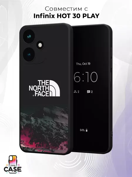 Infinix Чехол на HOT 30 PLAYс принтом The North Face