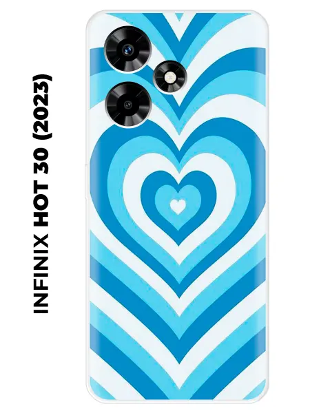 NOOTO Чехол на INFINIX HOT 30 сердечко