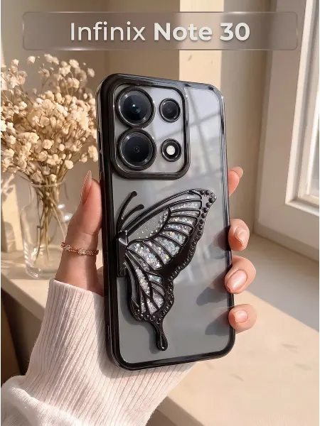 РИНОФОН Чехол с бабочкой на Infinix Note 30