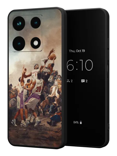 PBl store Чехол на Infinix NOTE 30 Pro принт Баскетбол