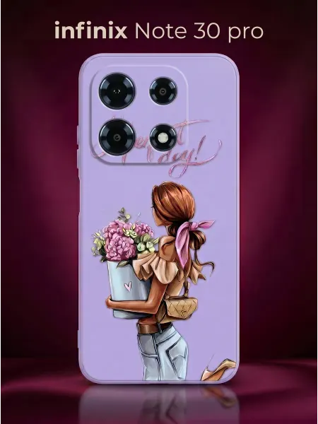 URBAZZA Чехол с рисунком на Infinix Note 30 Pro