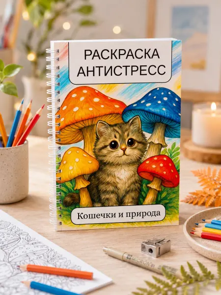 МИРИГАМЕЛЬ Раскраска Антистресс