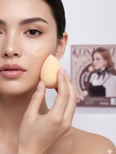 Тональный крем для лица SPF 30/PA++ (сет), в комплекте: база и спонж, объём: 40 мл