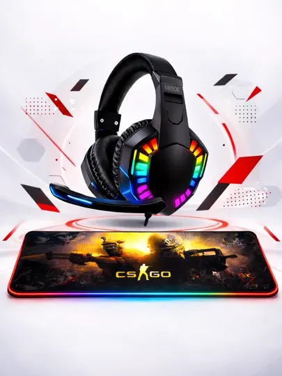 Игровой набор MISDE A66 (гарнитура + коврик 800 x 300 mm)