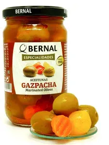 Оливки ГАСПАЧА (GASPACHA) с перцем и морковью, 300 г