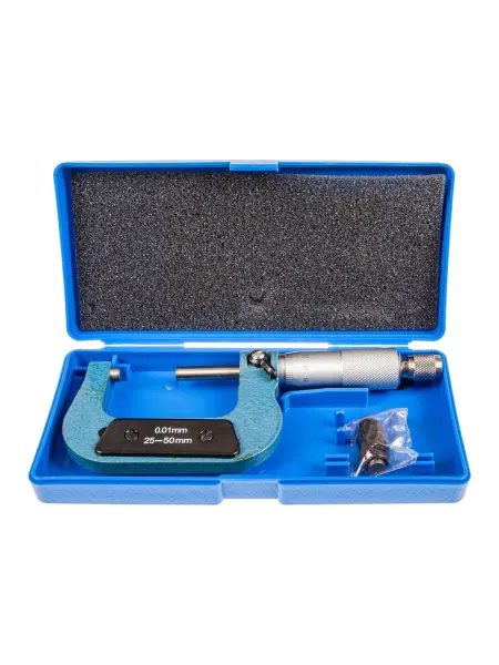ЭВРИКА Микрометр ER-02550 (25-50мм, 0.01мм), в футляре 1 50