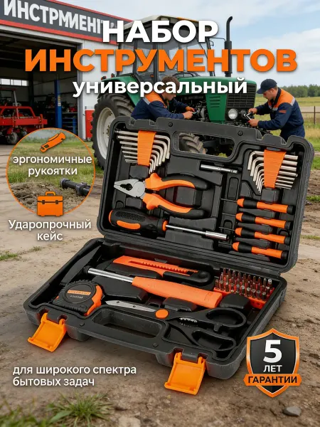 Комплект профессионального крупногабаритного автоинструмента
