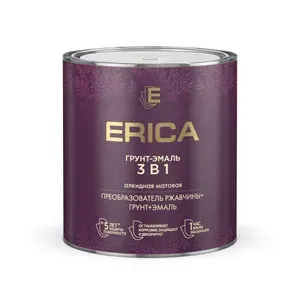Erica Грунт-эмаль по ржавчине 3 в 1, 2,6 кг