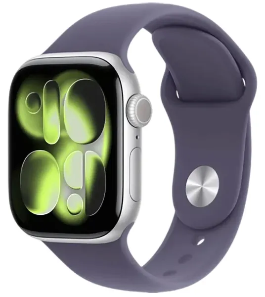 Умные часы Apple Watch S11 42mm Silver, Purple Fog Sport Band M/L
