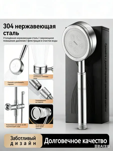 Гарнитур для душа с легким управлением
