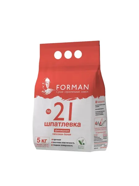 Forman Шпатлевка гипс 5кг №21 ФИНИШНАЯ 137106
