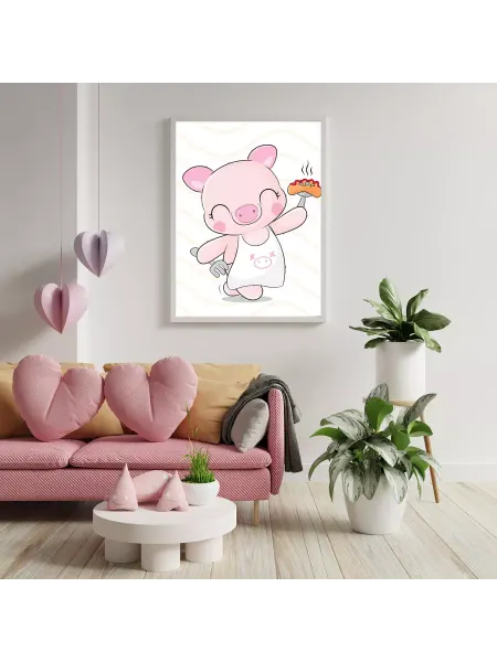 MARI DEVILLE Постеры интерьерные для детской "The piglet" 30х40 без рамок