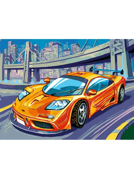 Белоснежка 30х40 см McLaren F1 GTR