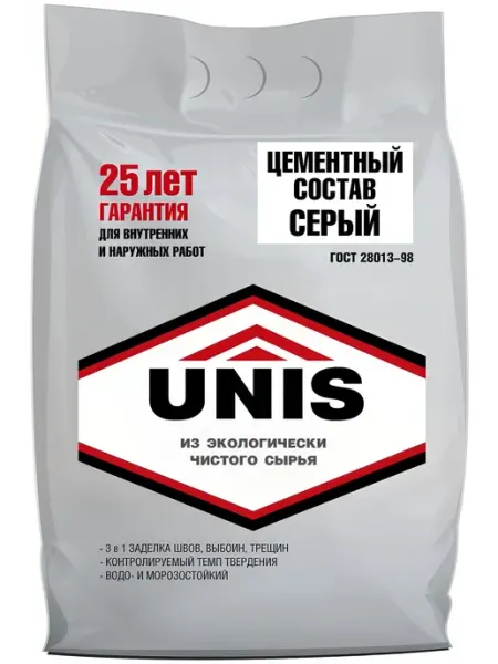 Цементный состав UNIS серый п э 5 кг