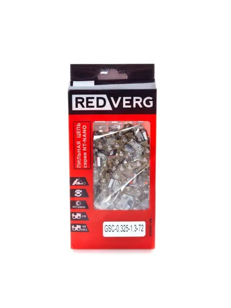 REDVERG Цепь 72зв, 325, 1,3 мм (зуб NT-нано)