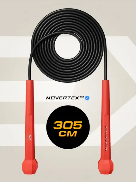 MOVERTEX Скакалка спортивная 305 см гимнастическая для фитнеса