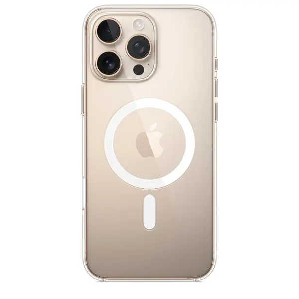 Чехол Apple Magsafe для iPhone 16 Pro Max, прозрачный (MA7F4)