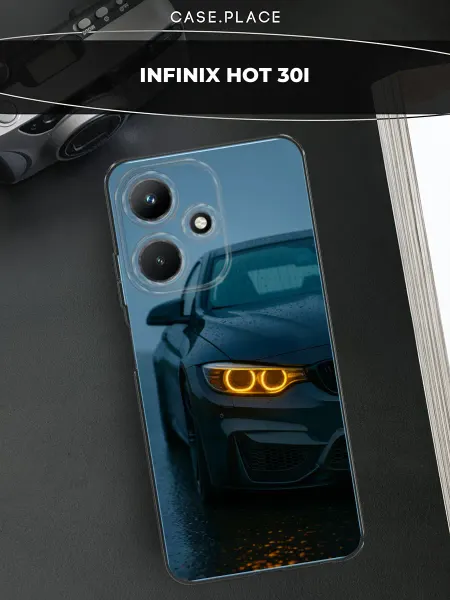 Case Place Чехол на Infinix Hot 30i с машиной