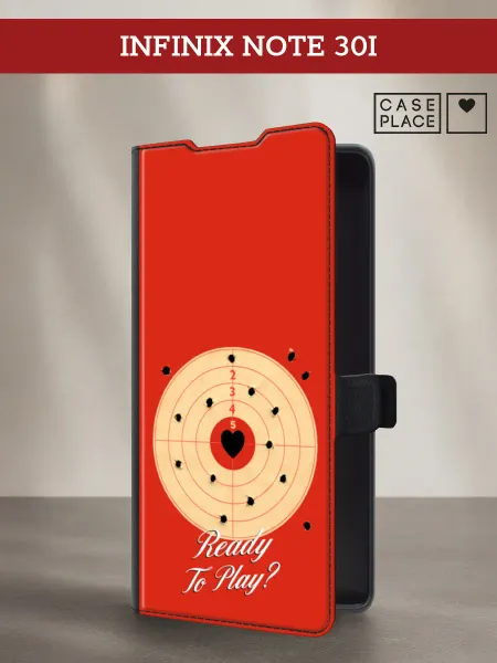 Case Place Чехол-книжка на Infinix Note 30i эстетичный