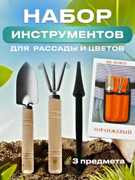 Amigos by Amato Мини-набор садовода для рассады и комнатных растений Синий