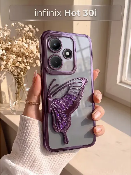 РИНОФОН Чехол с бабочкой на Infinix Hot 30i