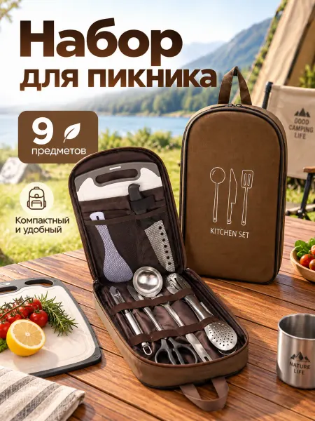 Набор посуды для кемпинга