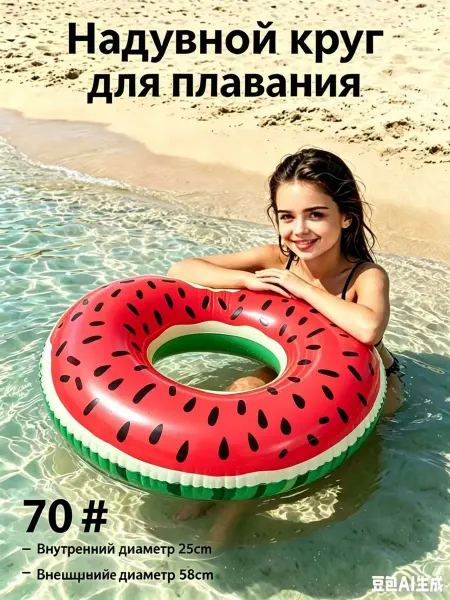 Круг для плавания арбуз для детский