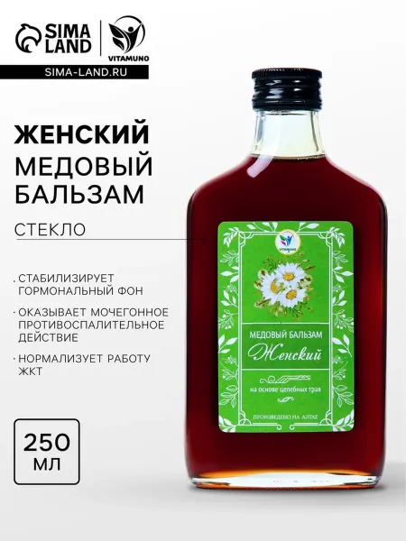 Vitamuno Безалкогольный медовый бальзам на травах для женщин