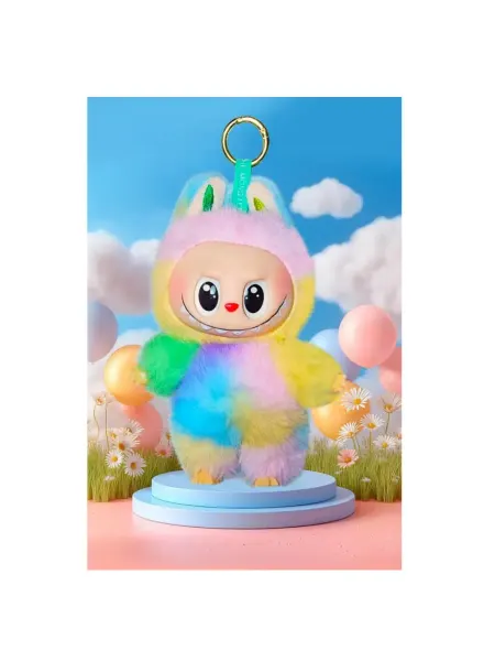 Pop mart - Labubu Мягкая Игрушка брелок Лабубу Labubu радужная 4 серия