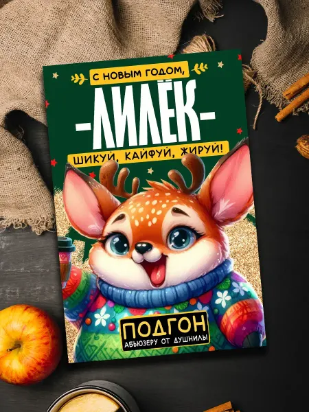 Podarkoz Магнит с новым годом Лилёк